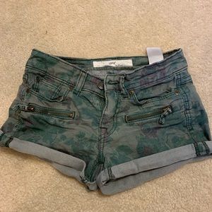 H&M Denim Camo Shorts